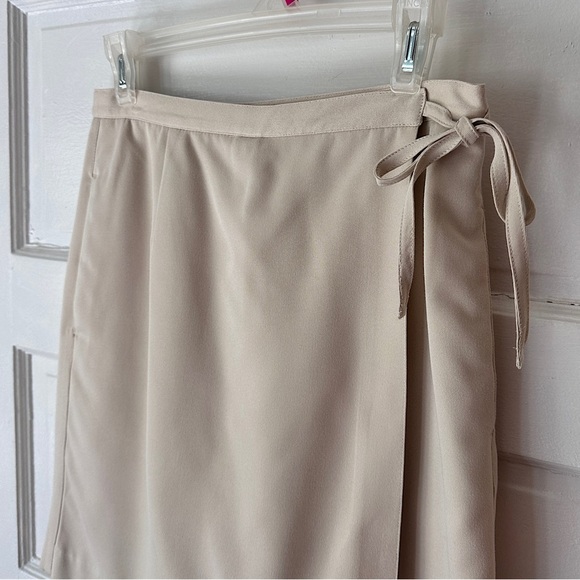 Vintage Liz Claiborne Golf Faux Wrap Skort Neutral Athleisure Preppy Pockets - Picture 8 of 17